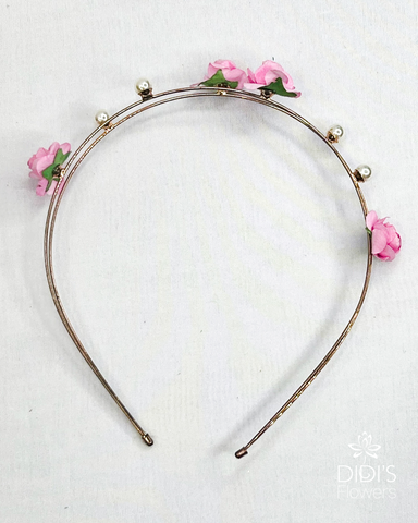 Pink and Pearl Headband