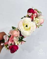 Pink Floral Headband