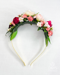 Pink Floral Headband