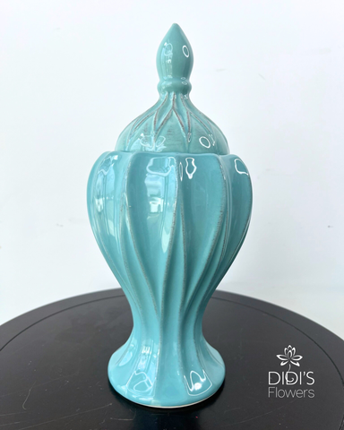 Teal Tranquility Vase