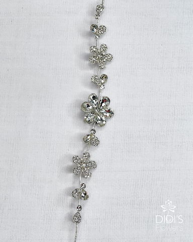 Flower Rhienstone Hairpiece