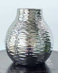 Lustre Silver Vase