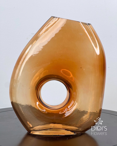 Warm Amber Vase