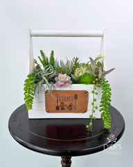 Succulent Garden Basket