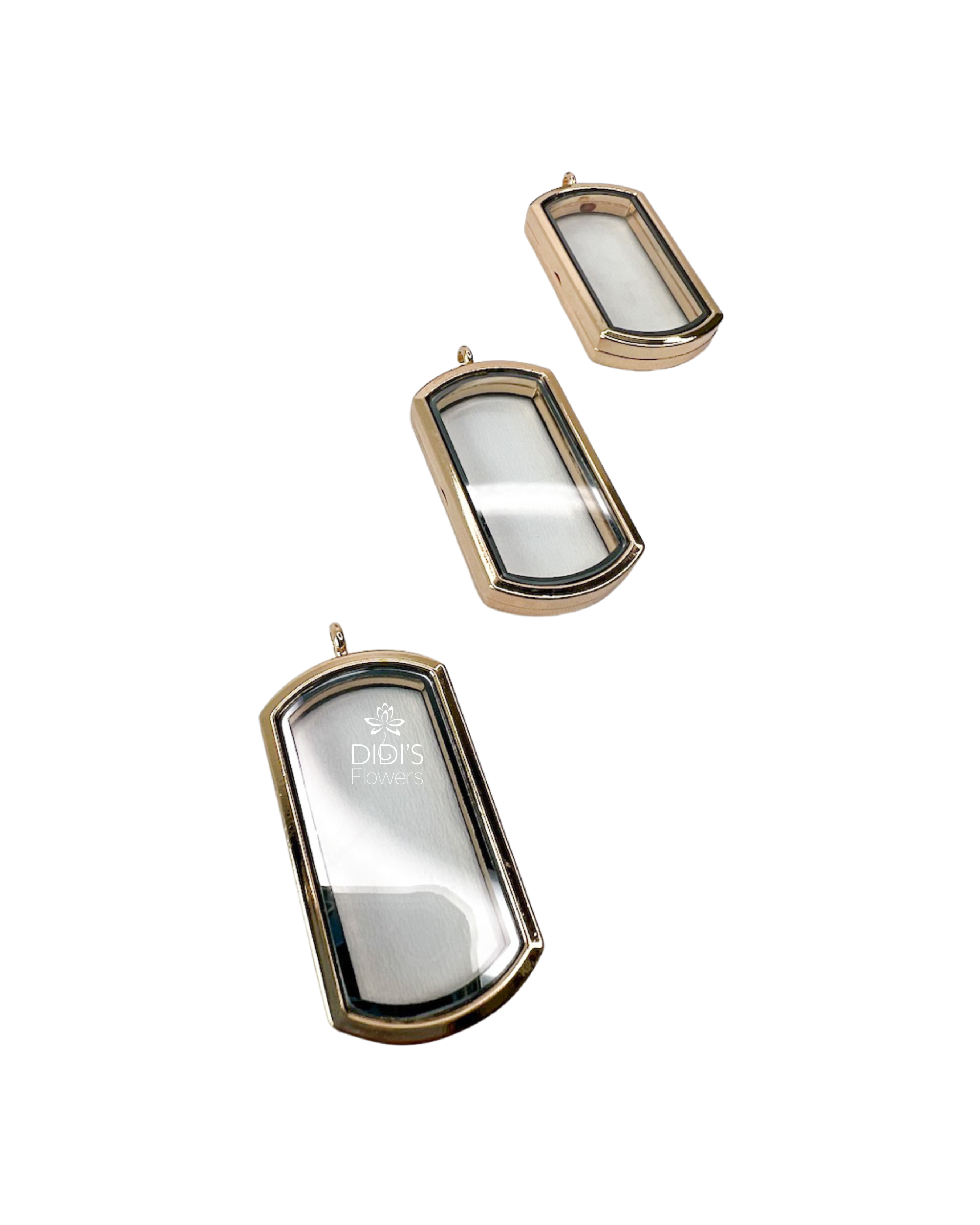 Rectangular Lockets Rectangle Locket – Didi's Flowers