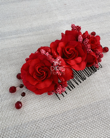 Hairpiece - Red Hair Comb