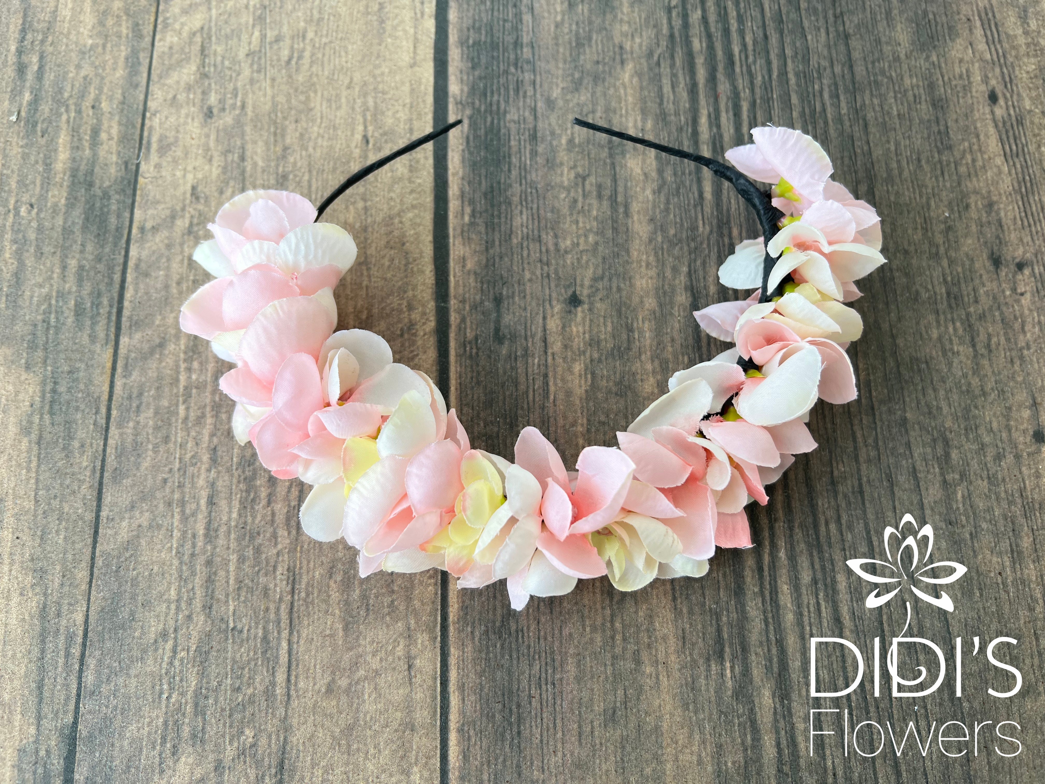 Wisteria Hairpiece Band - Blush Pink