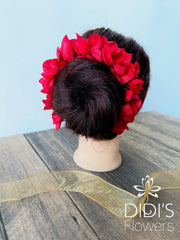 Wisteria Hairpiece Band - Red
