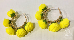 Floral Set - Tikka, Earrings, Hand Pieces & Anklets