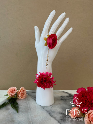 Floral Handpiece Pair