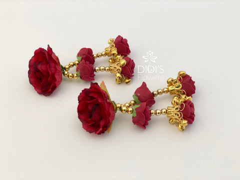 Floral Set - Burgundy & Gold