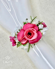 Pink and White Floral Wedding Corsage